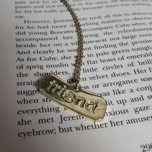 Friend Golden Necklace